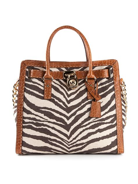 michael kors zebra print purse